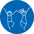 Symbol für Freizeit und Bewegung